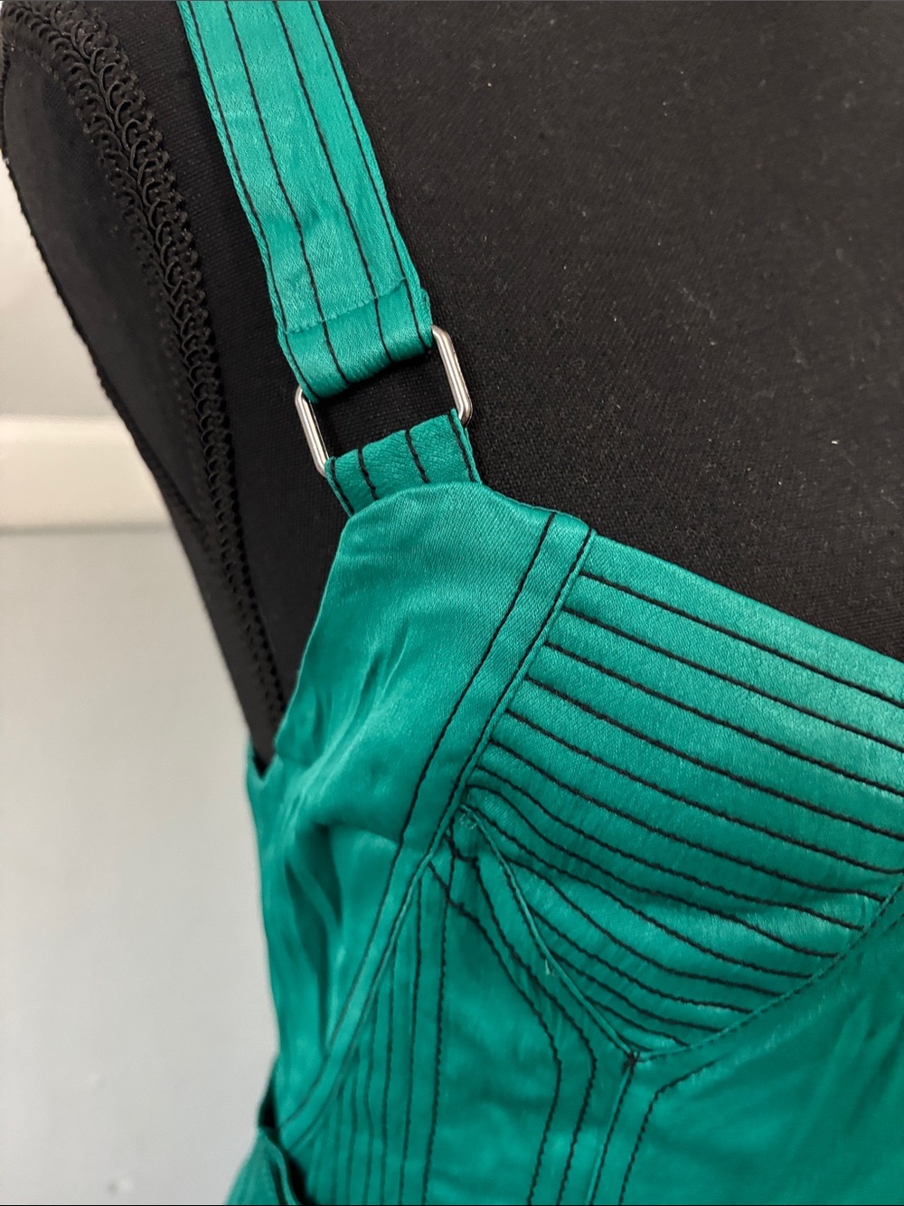 Free People Teal Green Sleeveless Women's Party Dress - Picture 4 of 15
